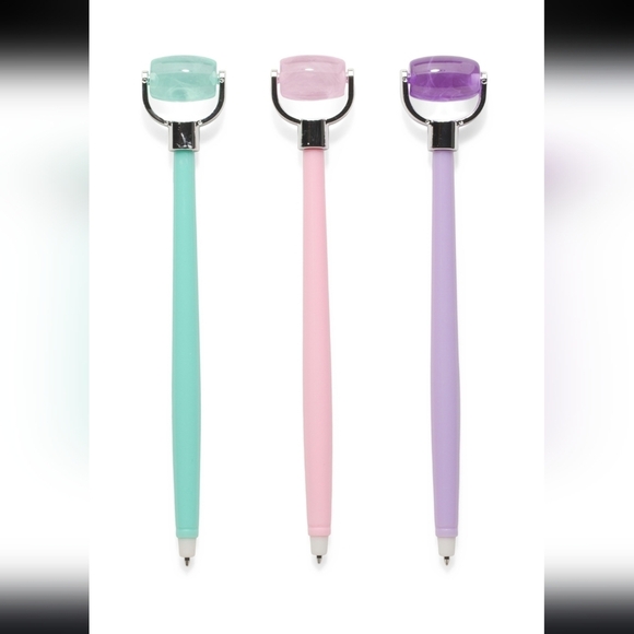3pk Boxed Crystal Face Rollers Pens - Picture 2 of 2